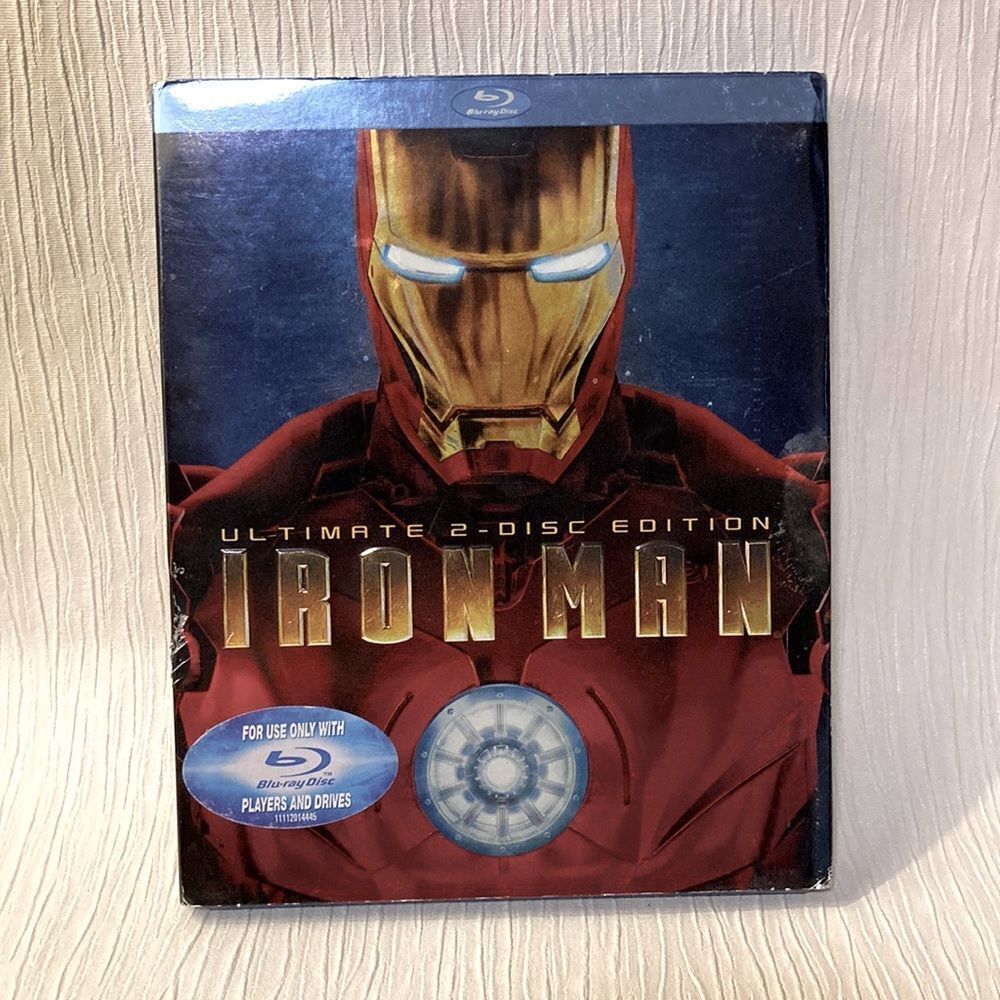 MARVEL IRON MAN DVD on BLU-RAY - Ultimate 2 Disc Edition with Special Features
